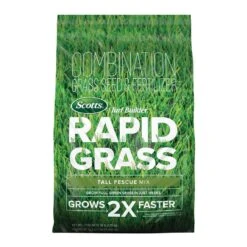 Scotts Turf Builder Rapid Grass Tall Fescue Grass Sun Or Shade Grass Seed And Fertilizer 16 Lb