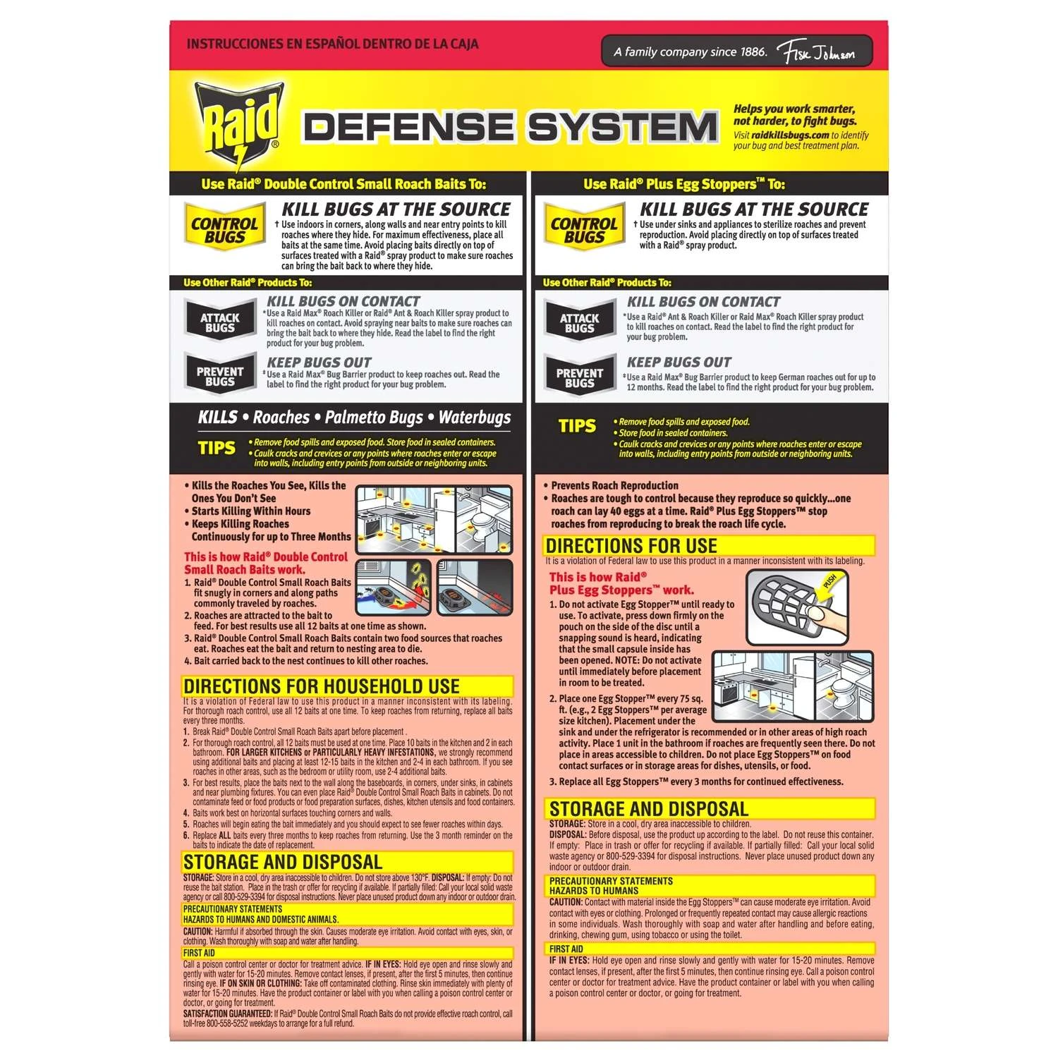 Raid Roach Killer Solid 0.63 Oz 2 Raid Roach Killer Solid 0.63 Oz - Image 2