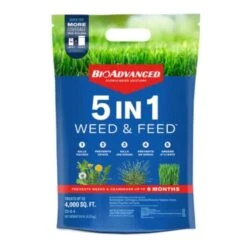 BioAdvanced Weed & Feed Lawn Fertilizer For All Grasses 4000 Sq Ft