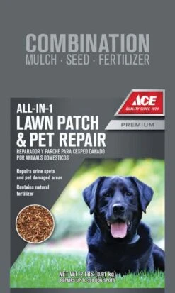 Ace Tall Fescue Grass Sun Or Shade Fertilizer/Mulch/Seed 2 Lb