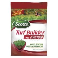 Scotts Turf Builder Winterizer Lawn Food For Multiple Grass Types 12000 Sq Ft