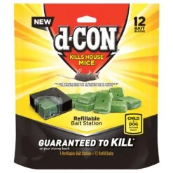 D-CON Bait Station Blocks For Mice
