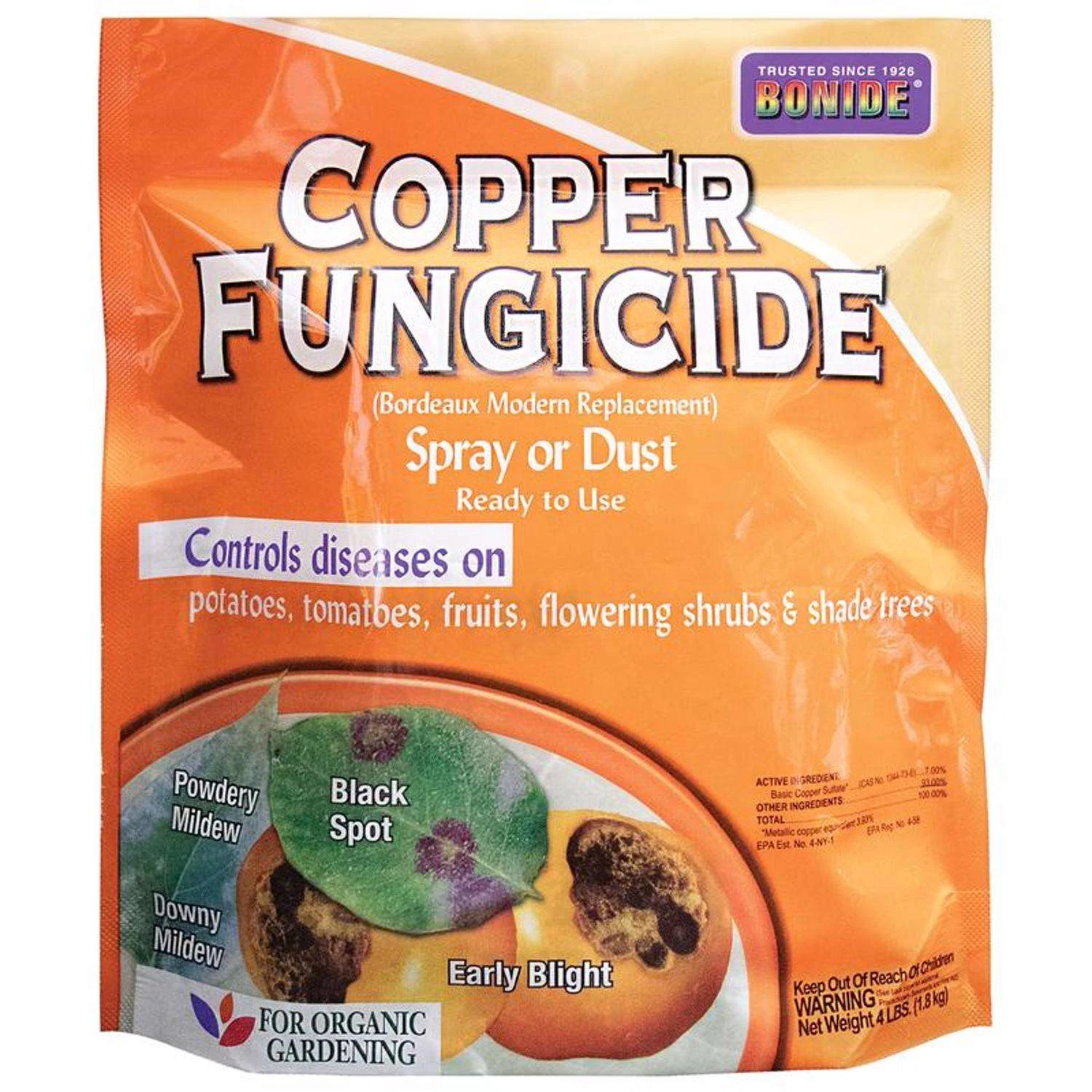 Bonide Organic Dust Fungicide 4 Lb 1 Bonide Organic Dust Fungicide 4 Lb