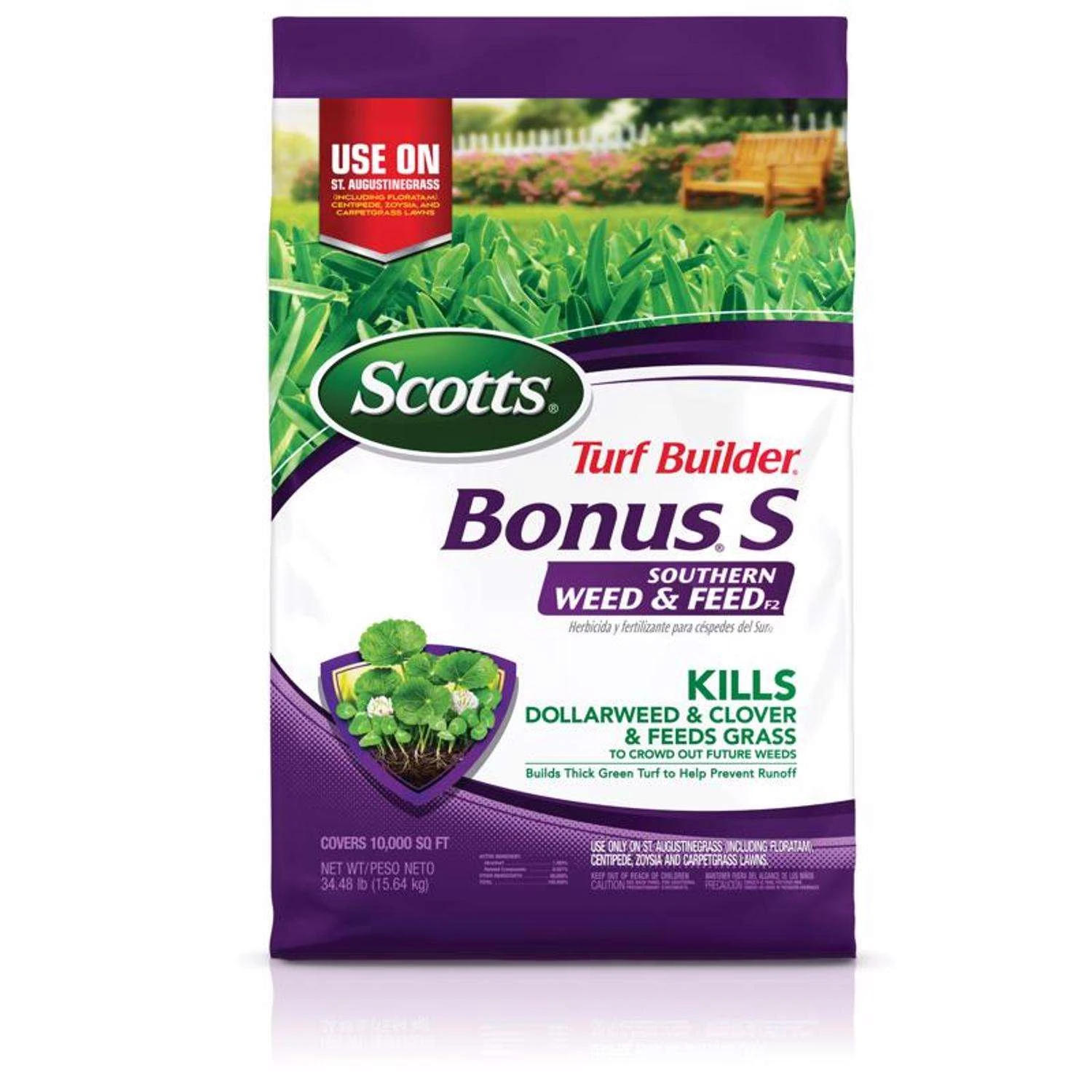 Scotts Turf Builder Bonus S Weed & Feed Lawn Fertilizer For Multiple Grass Types 10000 Sq Ft 1 Scotts Turf Builder Bonus S Weed & Feed Lawn Fertilizer For Multiple Grass Types 10000 Sq Ft